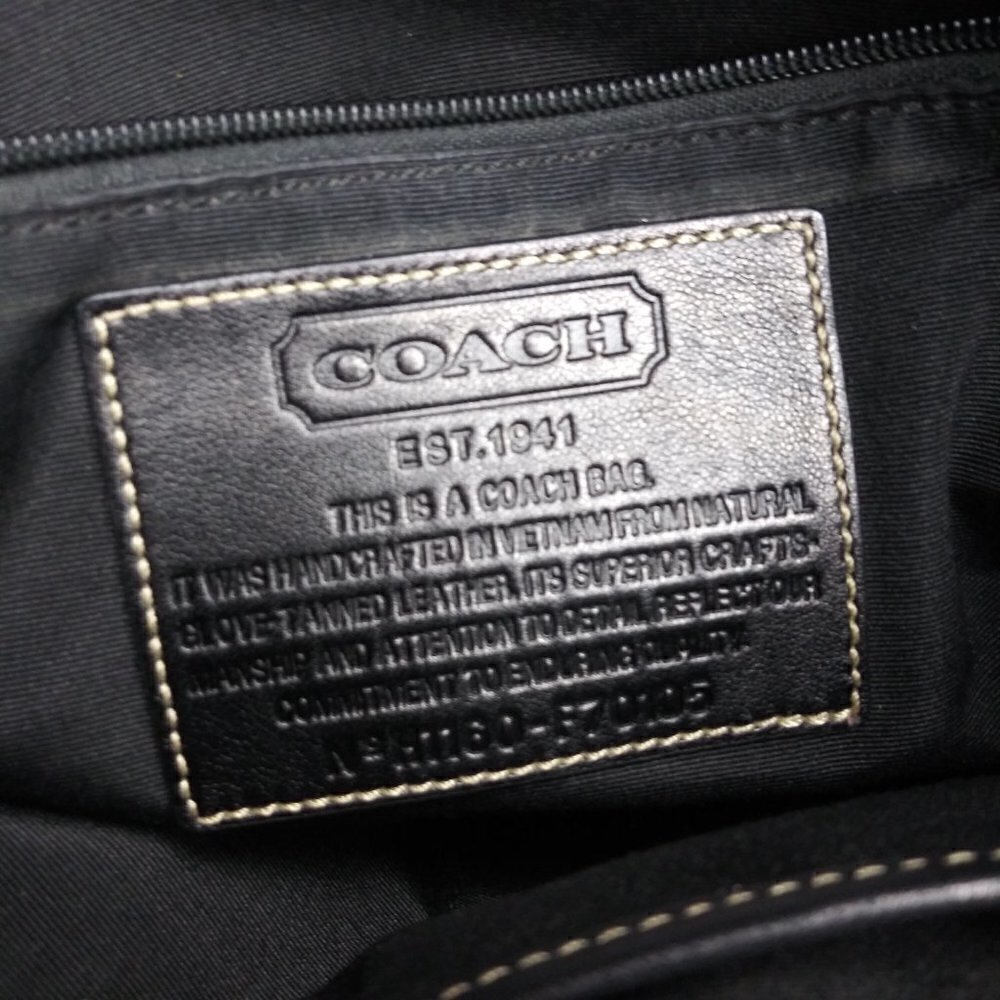 COACH unisex messenger bag crossbody black F70105 - Picture 6 of 14